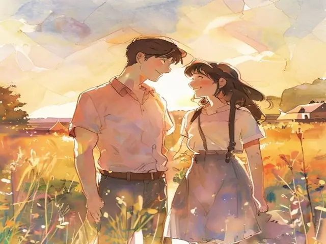 Restyle our photo as soft Ghibli-style anime